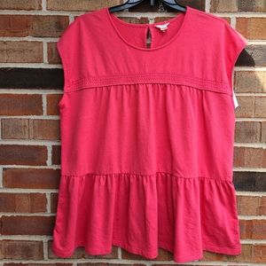 Caslon Sleeveless Pink Top